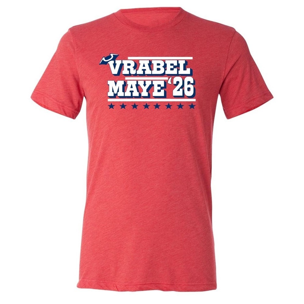 Drake Maye Mike Vrabel 2026 Patriots Triblend Shirt